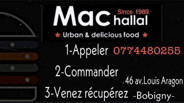 Restaurant Mac Hallal à Bobigny, France