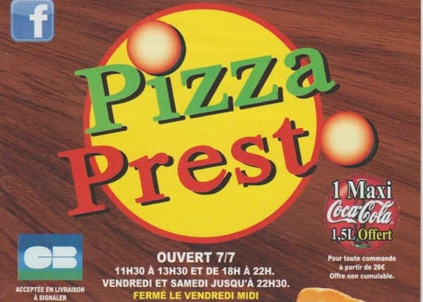 Restaurant Pizza Presto à Verdun, France