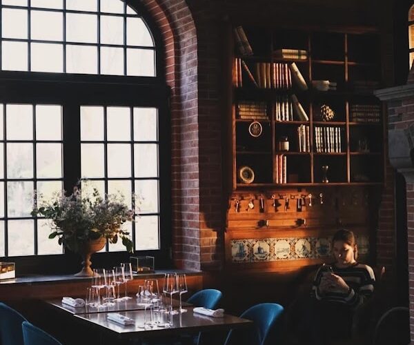 Restaurant de l’Auberge du Château de Leignon par Isabelle Arpin à Ciney, Belgique