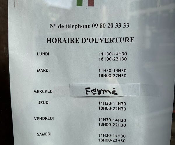 Restaurant pizzeria italiano à Saverne, France