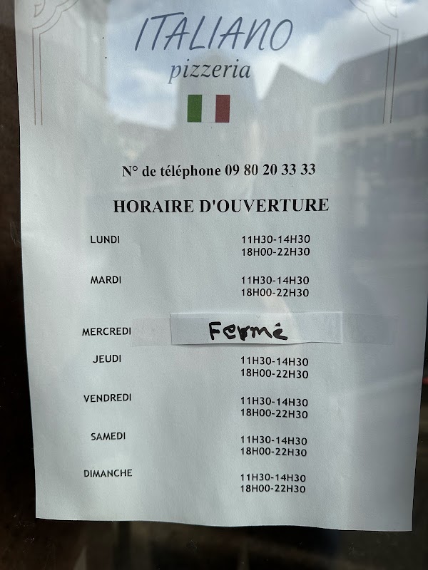 Restaurant pizzeria italiano à Saverne, France