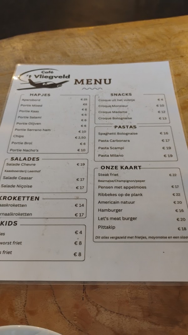 Restaurant ‘t Vliegveld à Grimbergen, Belgique