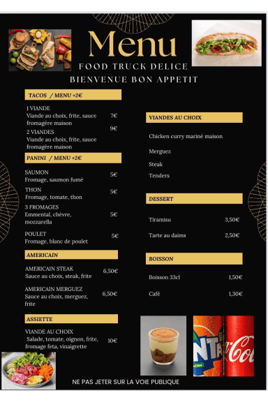 Restaurant Truck Delice à Romilly-sur-Seine, France