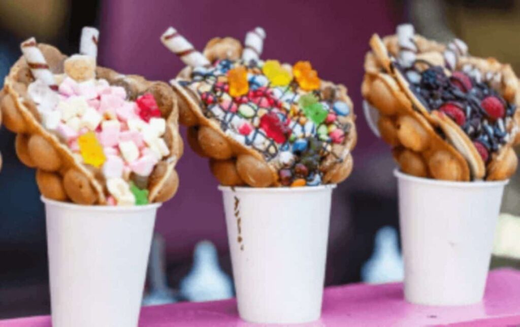 Restaurant Waffle Bubble à Remich, Luxembourg