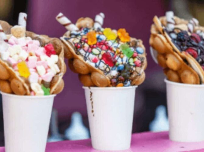 Restaurant Waffle Bubble à Remich, Luxembourg