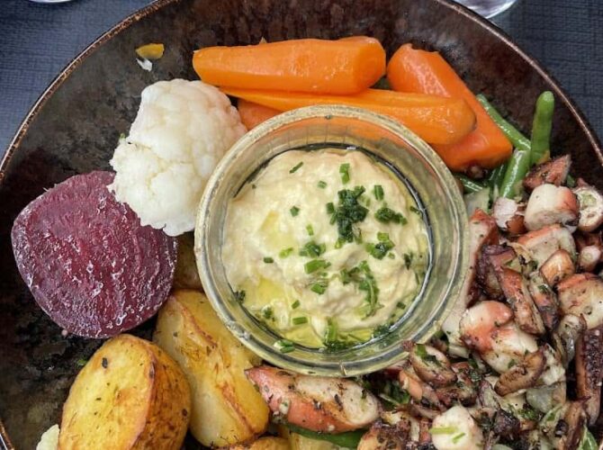 Restaurant a table à Cassis, France