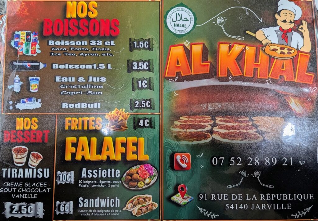 Restaurant AL KHAL à Jarville-la-Malgrange, France