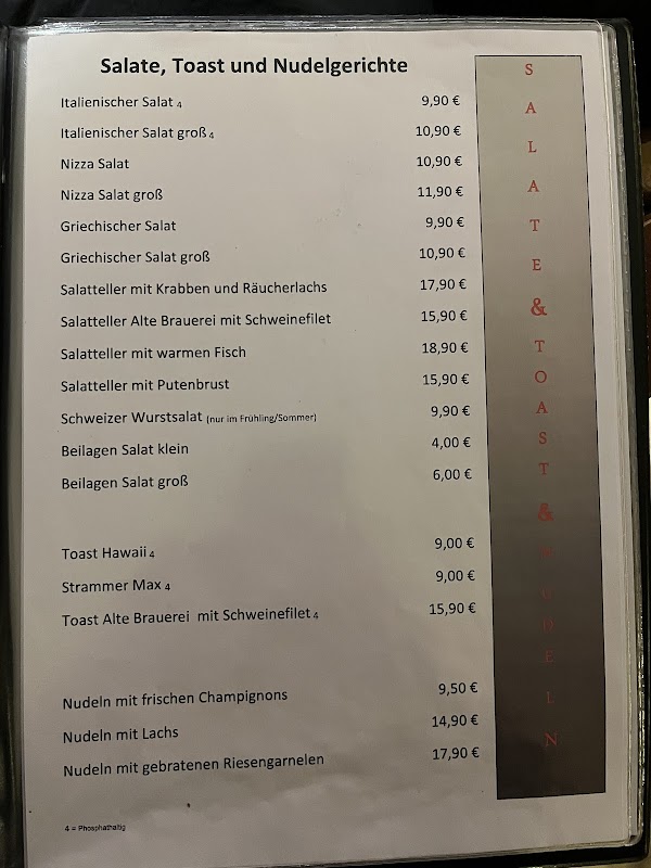 Restaurant Alte Brauerei Grund à Zweibrücken, Allemagne