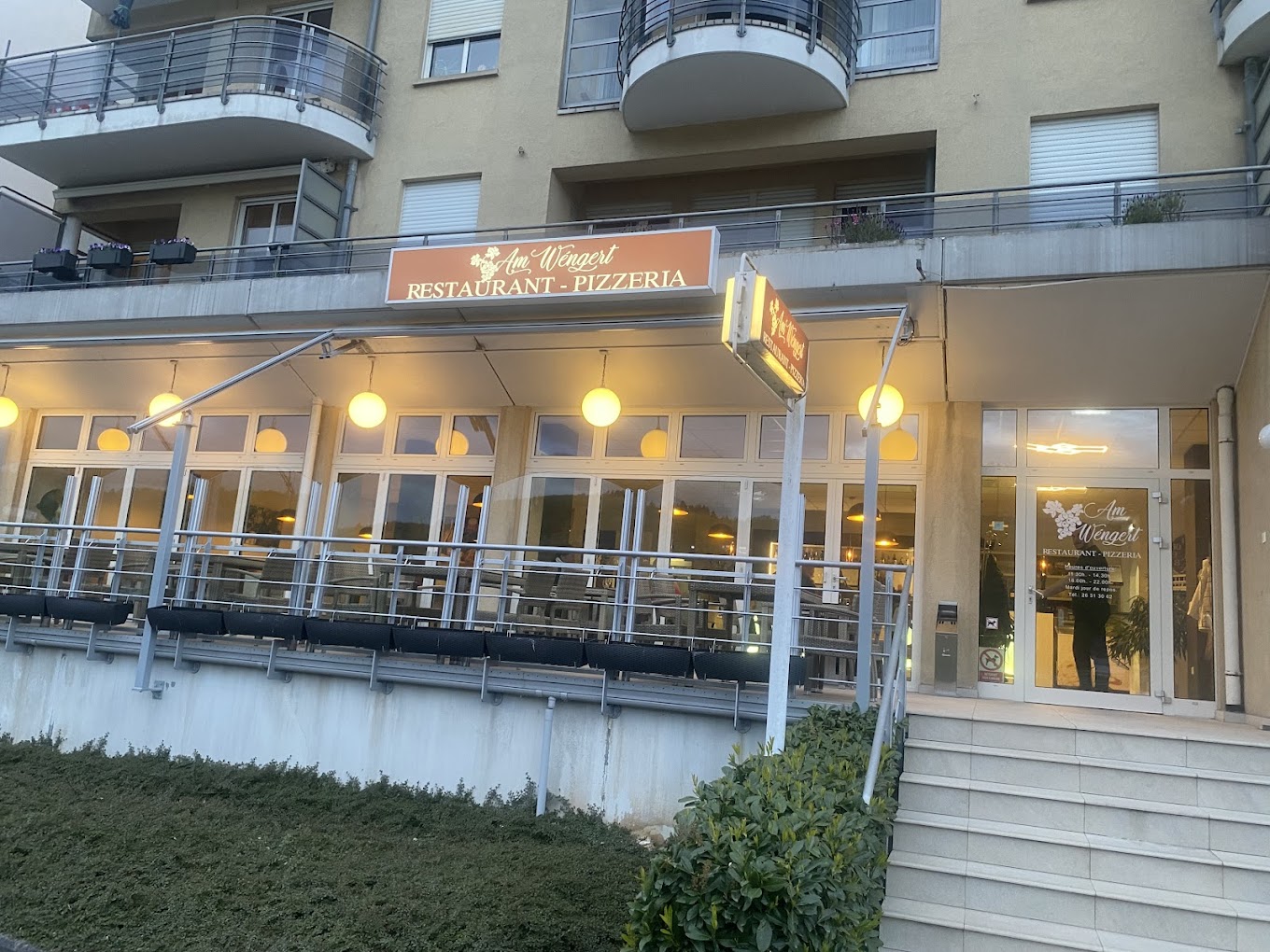 Restaurant Am Wéngert a Grevenmacher, Luxembourg
