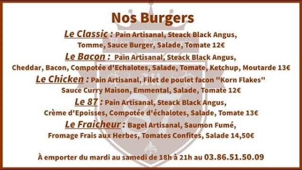 Restaurant Au 87 à Auxerre, France
