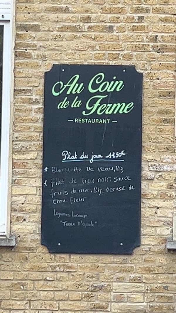 Restaurant Au coin de la ferme à Calais, France
