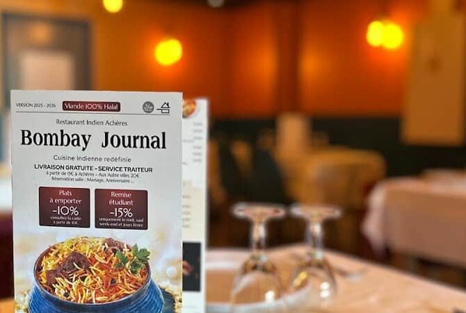 Restaurant Bombay Journal à Achères, France
