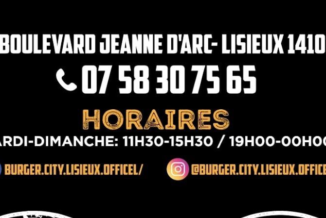 Restaurant BURGER CITY à Lisieux, France