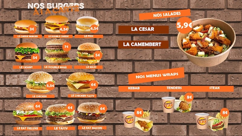 Restaurant Burger Eat à Moissac, France