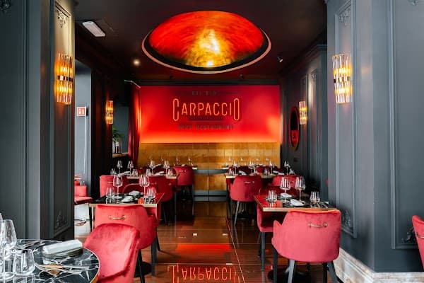 CARPACCIO beef restaurant à Rome, Italie