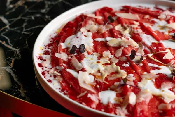 CARPACCIO beef restaurant à Rome, Italie