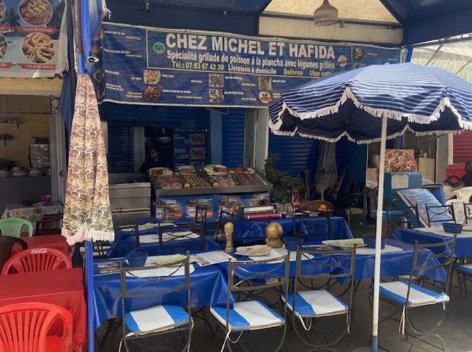 Restaurant Chez Michel et Hafida à Casablanca, Maroc