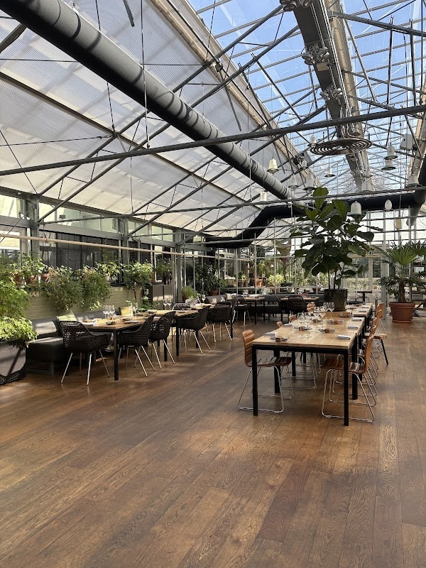 Restaurant De Kas à Amsterdam, Pays-Bas