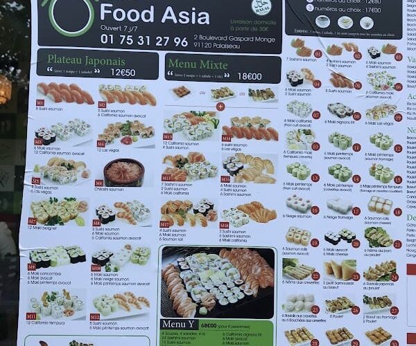 Restaurant Food Asia « Saclay 91 » à Palaiseau, France