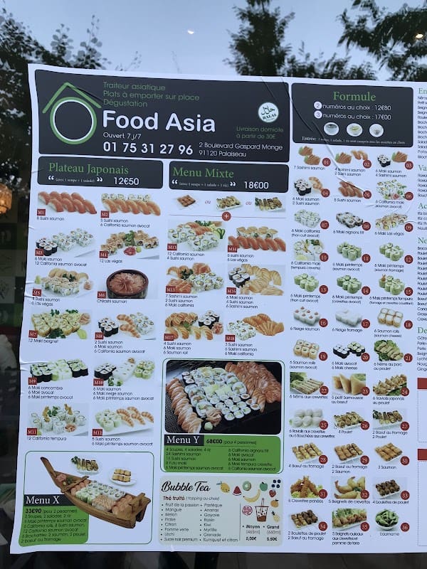 Restaurant Food Asia « Saclay 91 » à Palaiseau, France