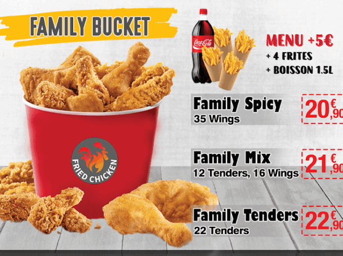 Restaurant Fried chicken à Achères, France