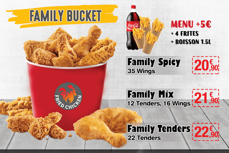 Restaurant Fried chicken à Achères, France