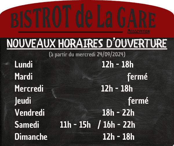 Restaurant Gare des Lumières – Bistrot de la Gare à Aisey-sur-Seine, France