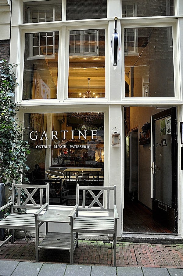 Restaurant Gartine à Amsterdam, Pays-Bas