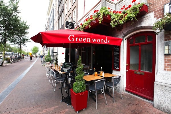 Restaurant Greenwoods Singel à Amsterdam, Pays-Bas