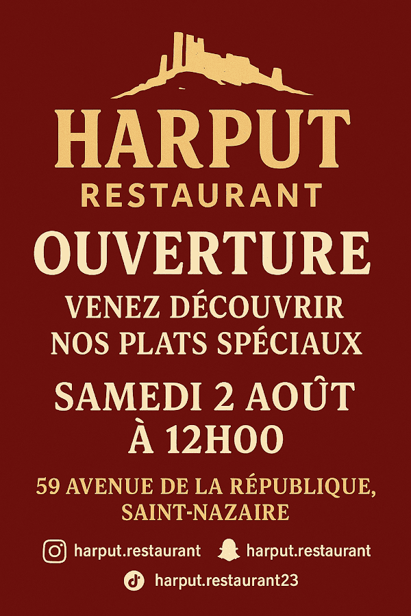 Harput Restaurant à Saint-Nazaire, France