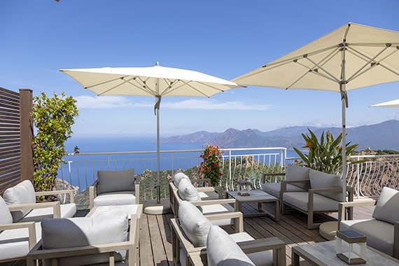 Hotel Capo Rosso – Restaurant Le Neptune à Piana, France