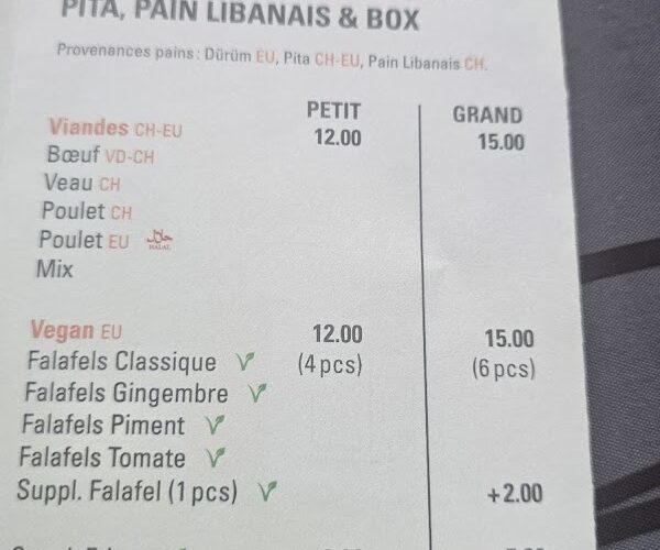 Restaurant Kebab Lutry à Lutry, Suisse