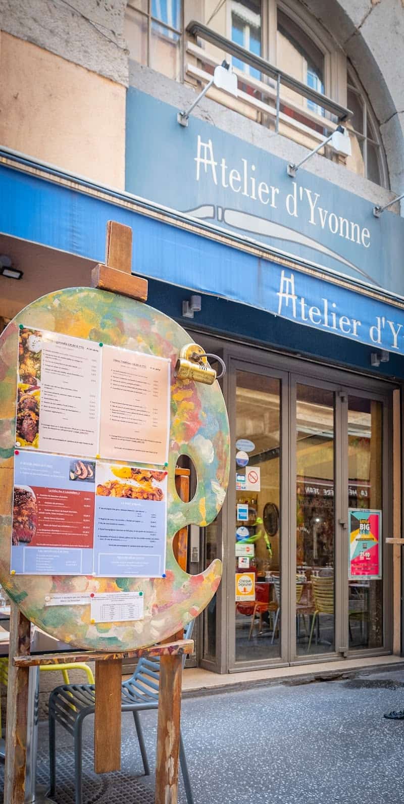 Restaurant L’ Atelier d’ Yvonne à Lyon, France