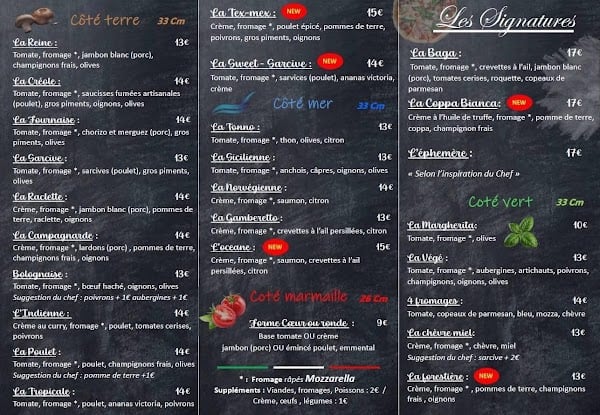 Restaurant La Baga Pizza à Sainte-Suzanne, La Réunion