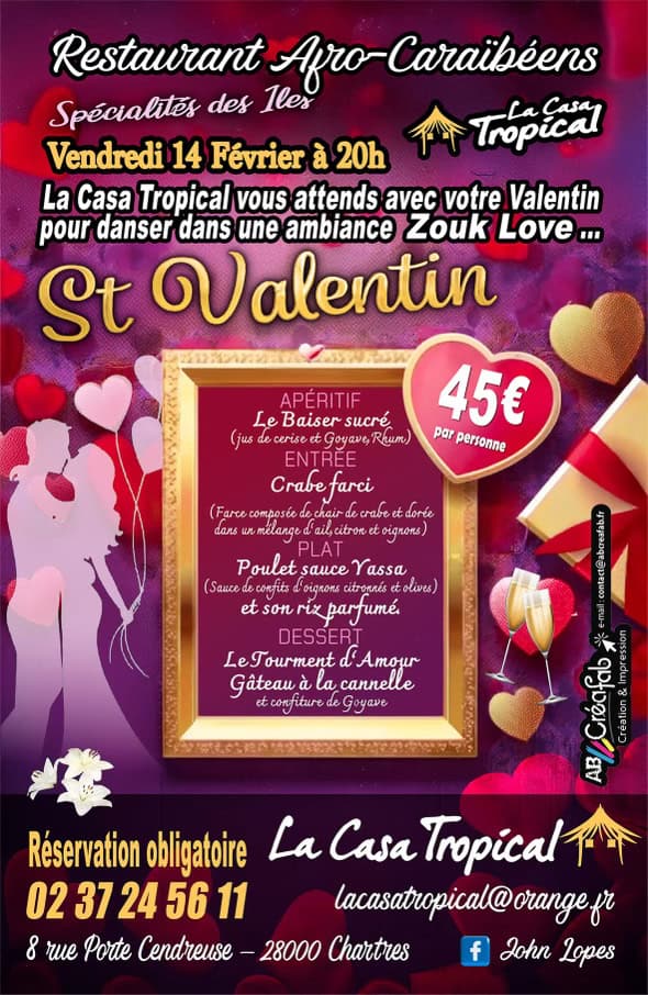 Restaurant La Casa Tropical à Chartres, France