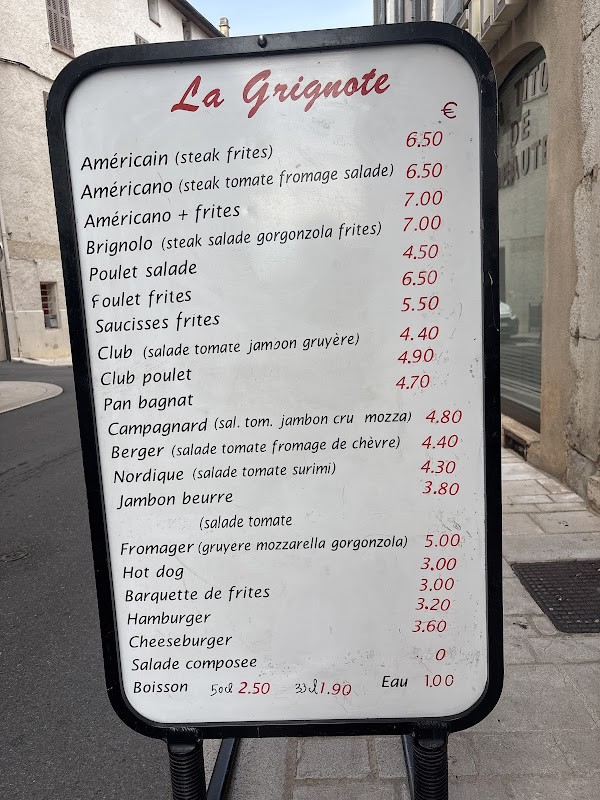 Restaurant La Grignote à Brignoles, France