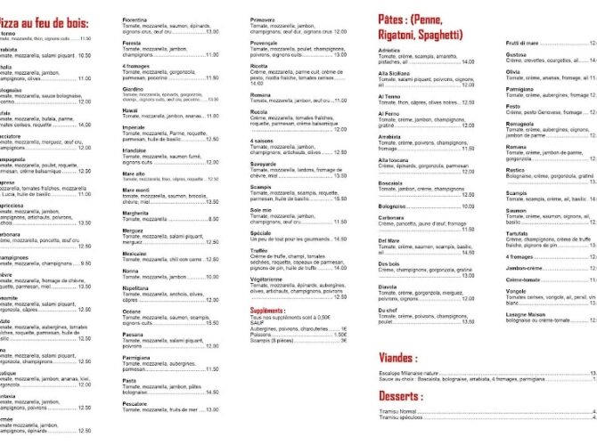 Restaurant La Pizzeria à Chaudfontaine, Belgique