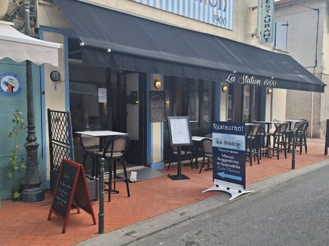 Restaurant La Station 1900 à Soulac-sur-Mer, France