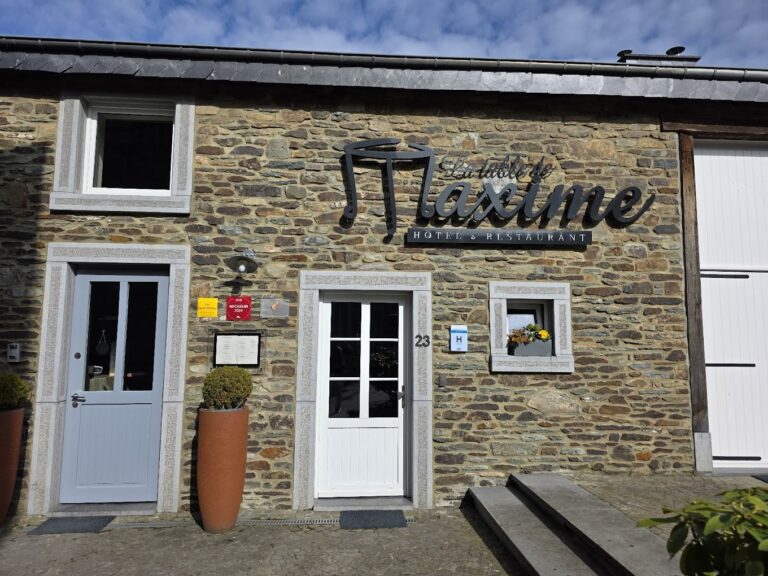 Restaurant La Table de Maxime à Paliseul, Belgique