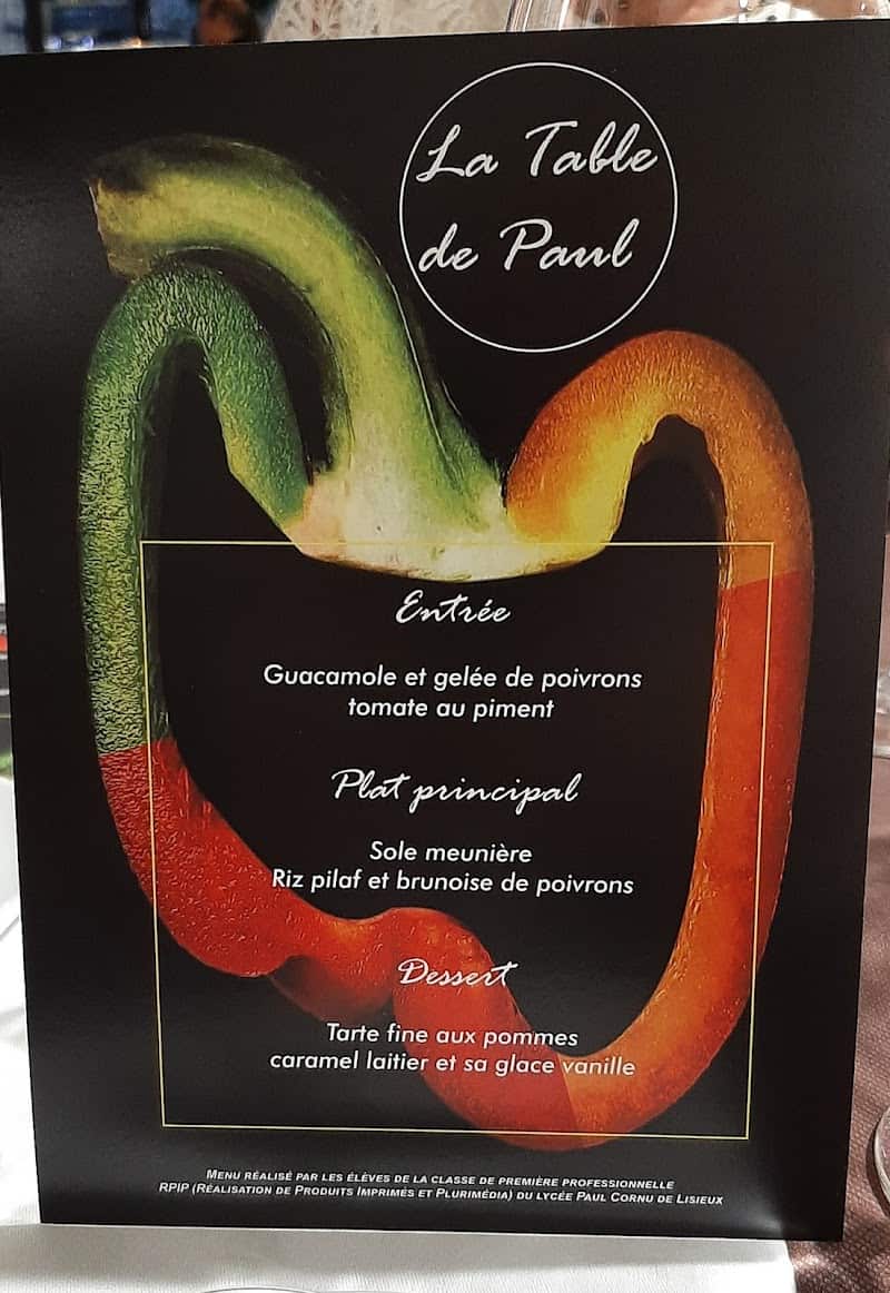 Restaurant La Table De Paul à Lisieux, France
