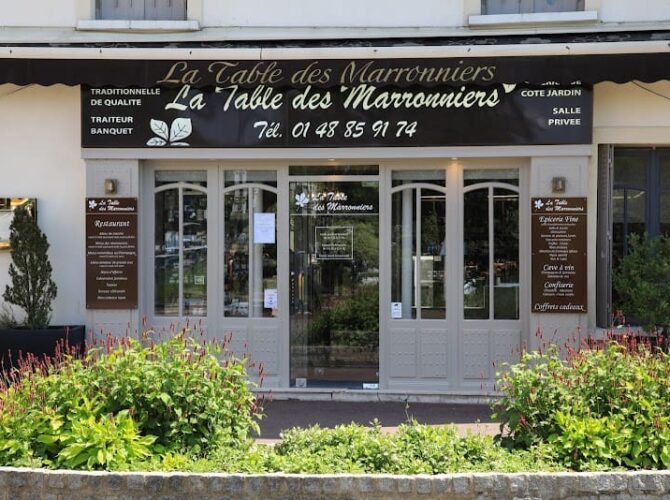 Restaurant La Table des Marronniers à Saint-Maur-des-Fossés, France