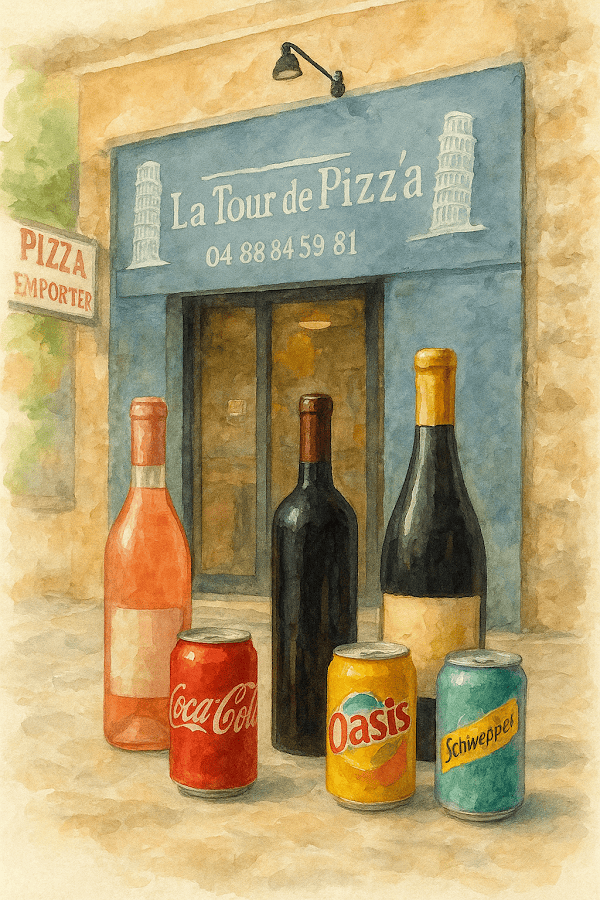 Restaurant La tour de pizz’a à Mazan, France