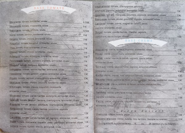 Restaurant La tour de pizz’a à Mazan, France