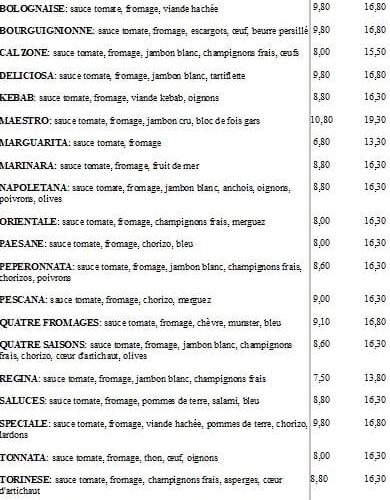 Restaurant La villanova à Sainte-Menehould, France