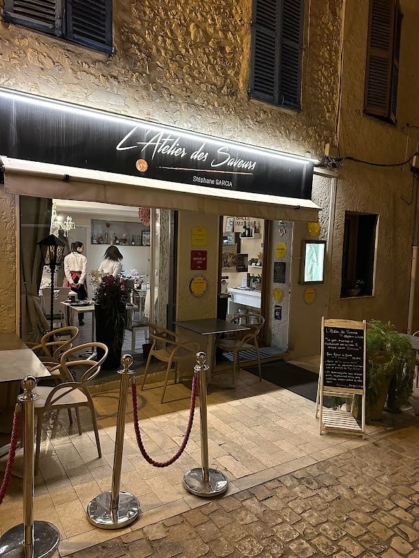 Restaurant L’Atelier Des Saveurs by Stéphane GARCIA – La Colle sur Loup (06 480) à La Colle-sur-Loup, France