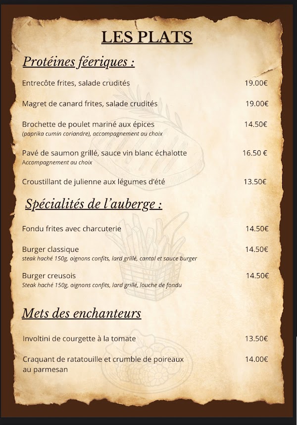 Restaurant L’auberge du poney qui tousse à Bonnat, France