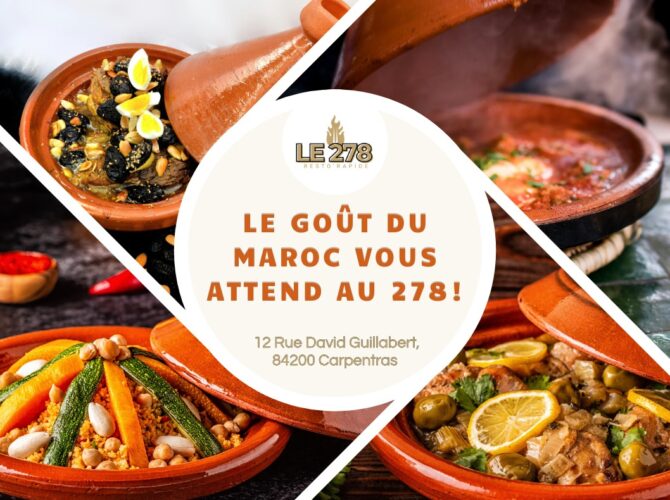 Restaurant Le 278 à Carpentras, France