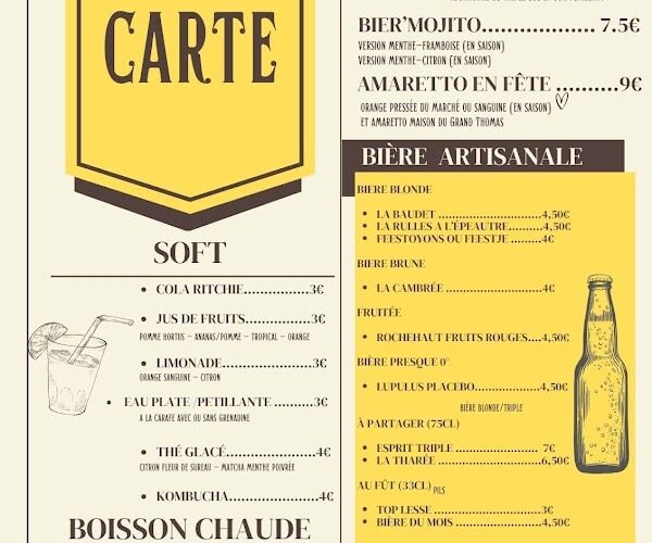 Restaurant LE BAR DU CELLIER à Bertrix, Belgique