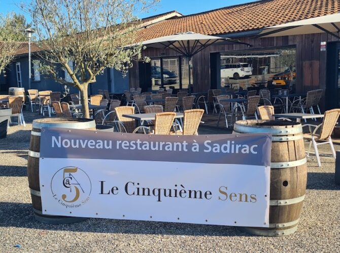 Restaurant Le Cinquième Sens à Sadirac, France