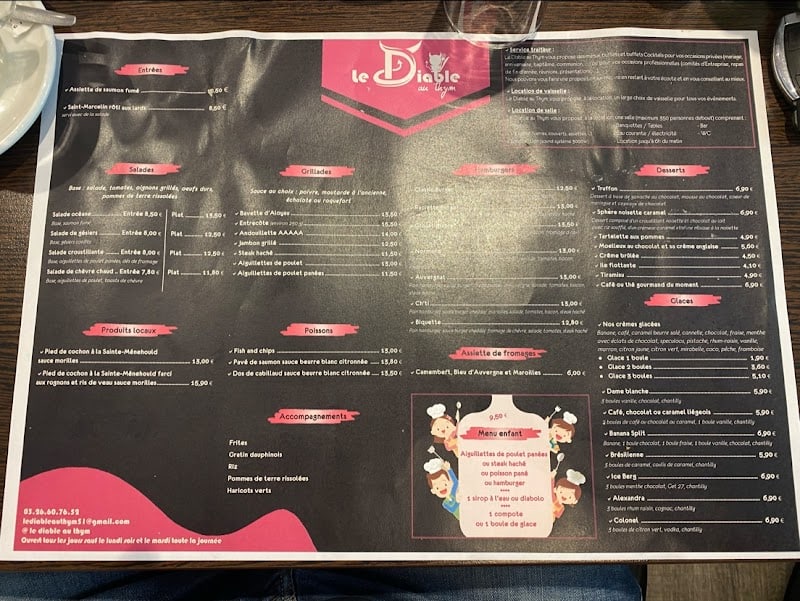 Restaurant Le Diable au Thym à Sainte-Menehould, France